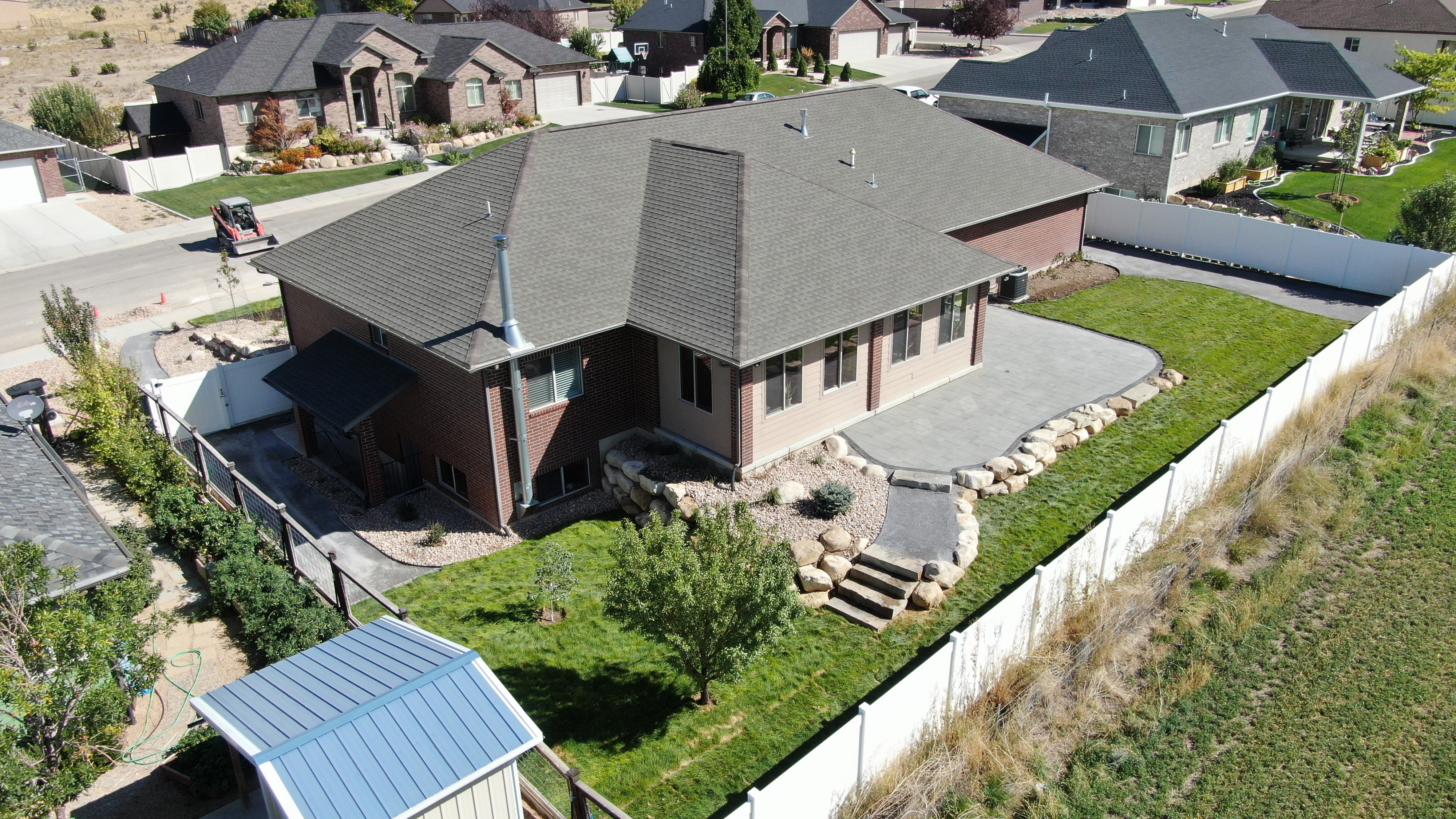 Beautiful Stone Patio and Hardscaping Design