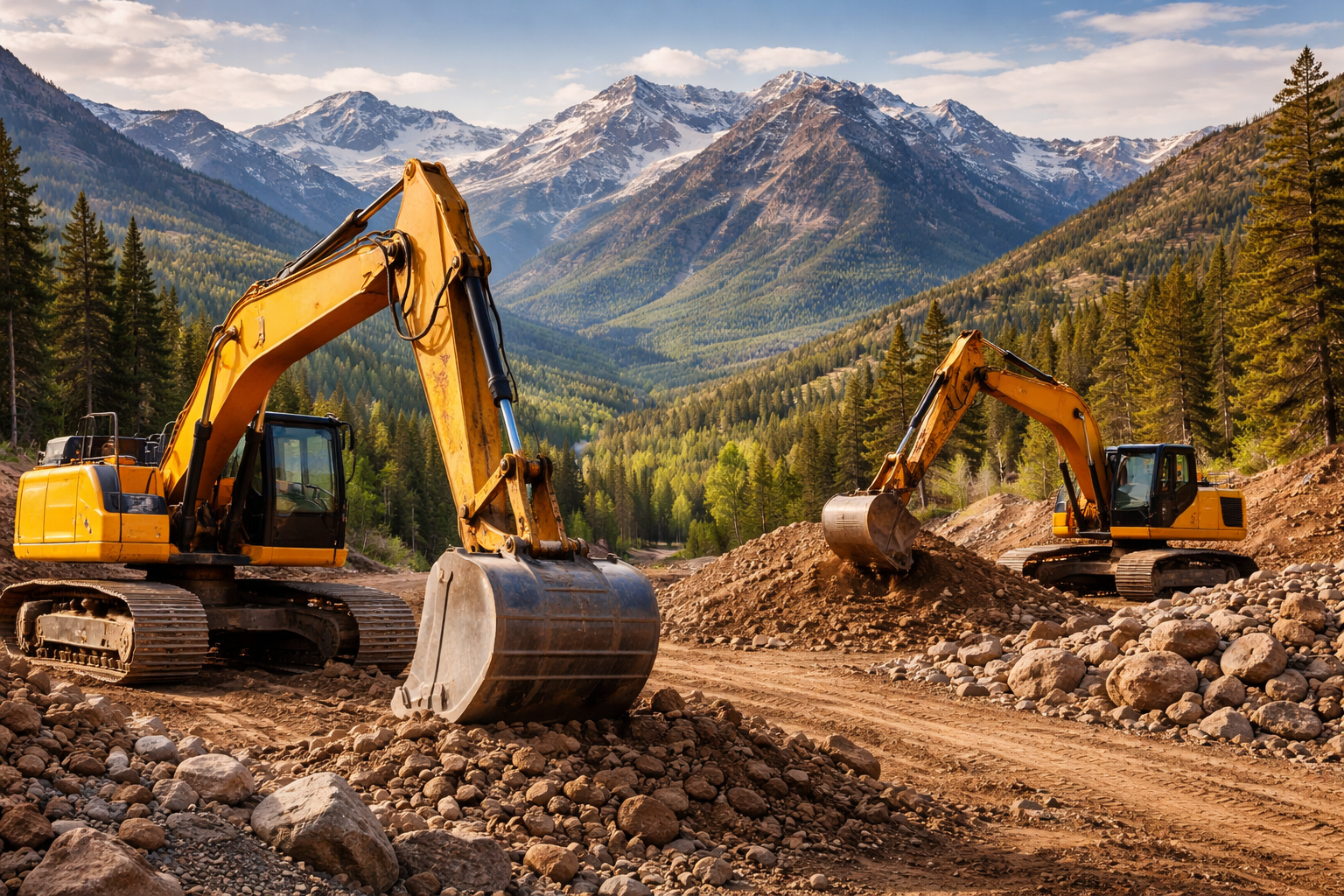 Professional landscape design with modern hardscaping and lush greenery